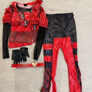 Red descendants girls costume